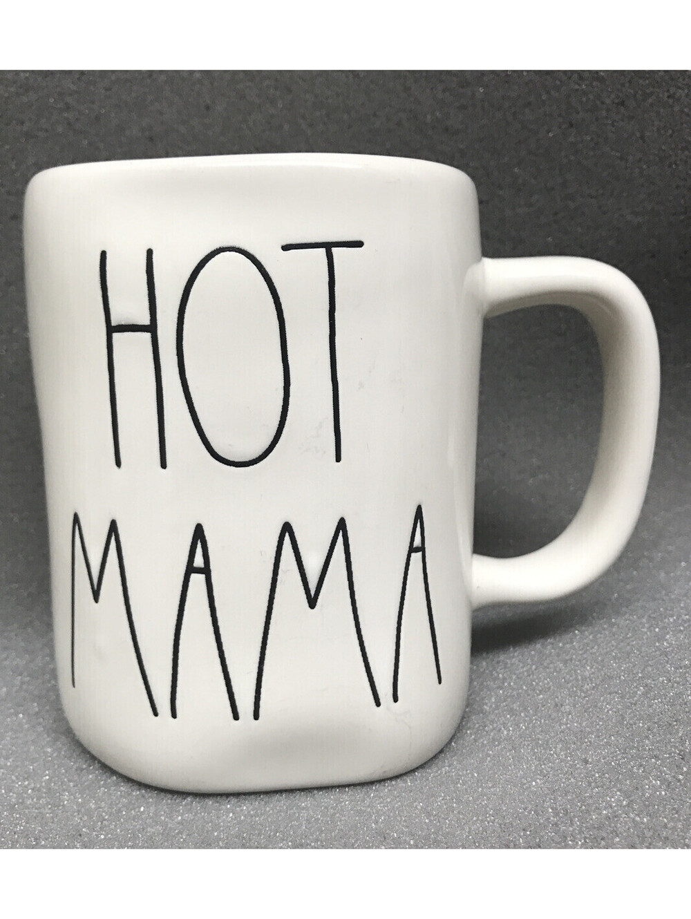 Rae Dunn HOT MAMA Artisan Collection By Magenta Coffee Mug 213 Ivory 20 Oz Cup